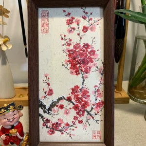 Pure hand-painted Chinese plum blossom-1261558172