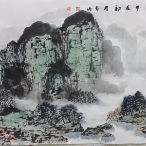 Hand-painted Chinese painting Xishanyaju-1280962878
